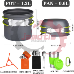 Bisgear Camping Cookware Kit